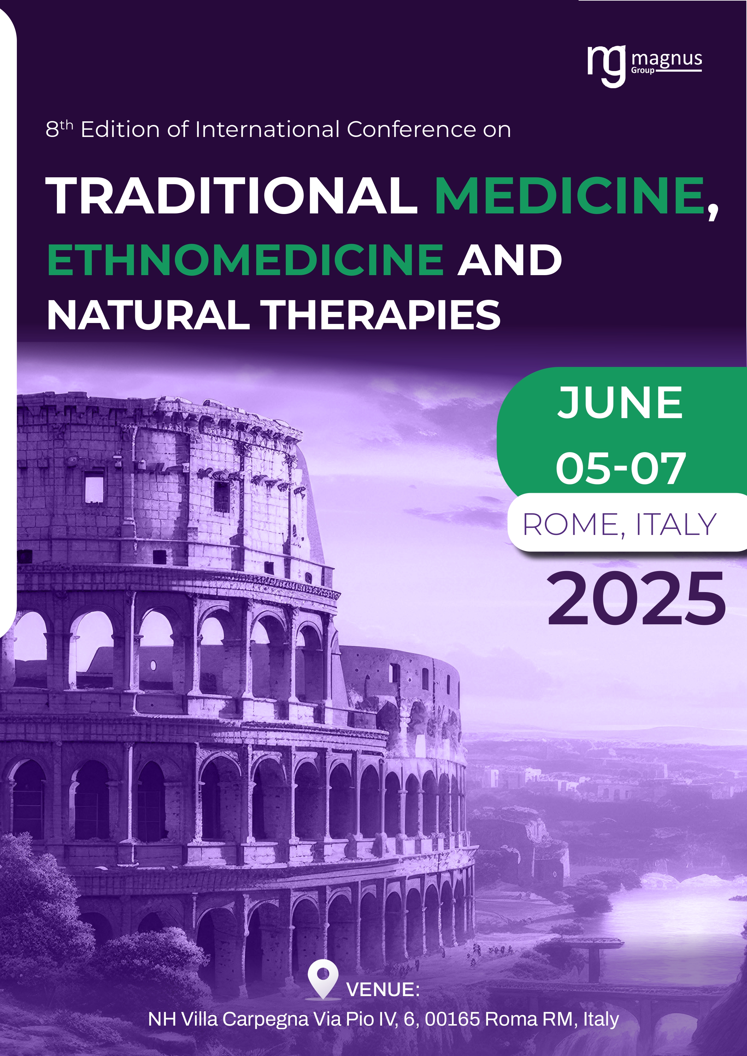 Traditional Med 2025 | Rome, Italy Book