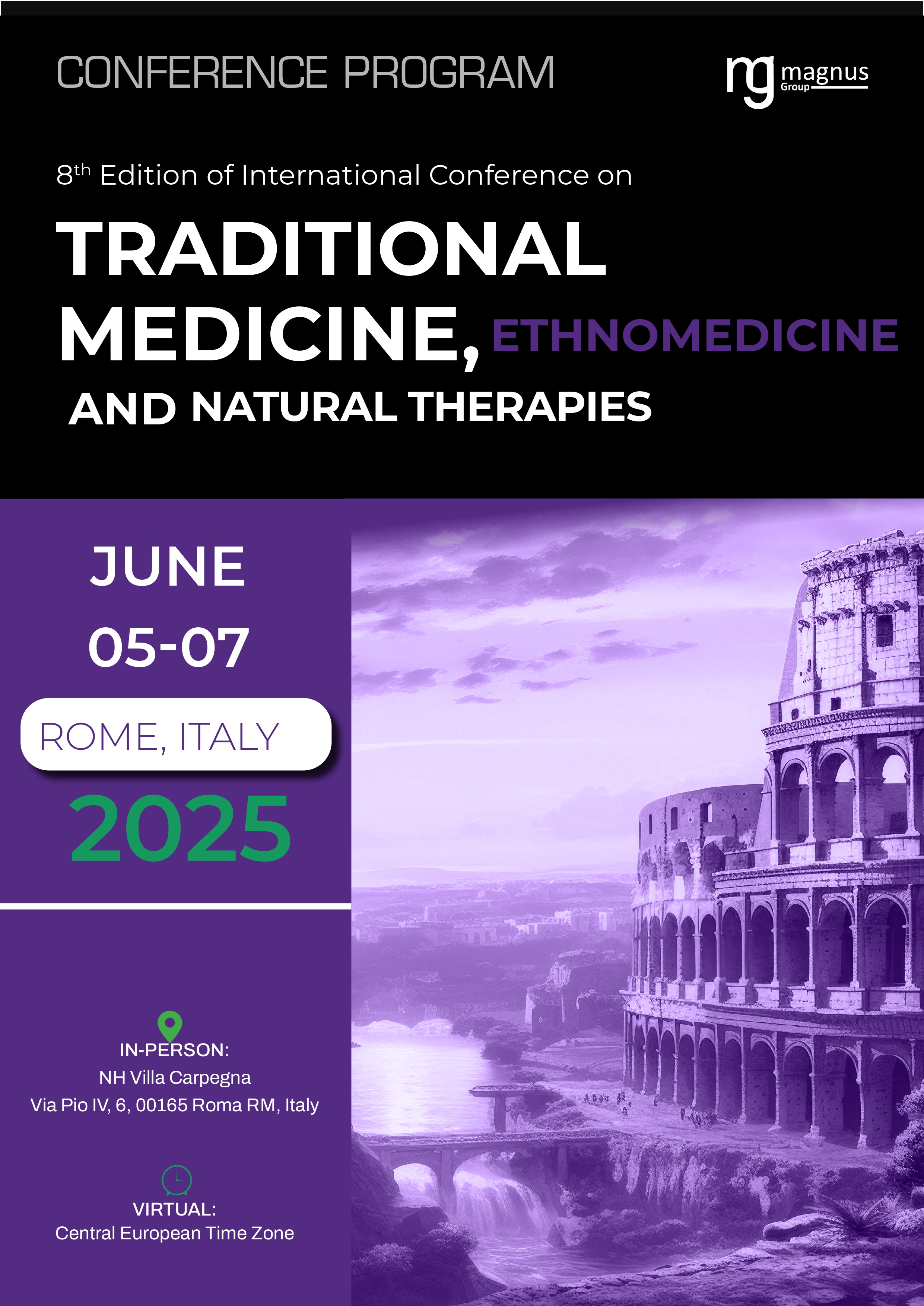 Traditional Med 2025 | Rome, Italy Program